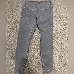 lululemon - wunder under hi-rise tight washed luna 28” luxtreme leggings acid